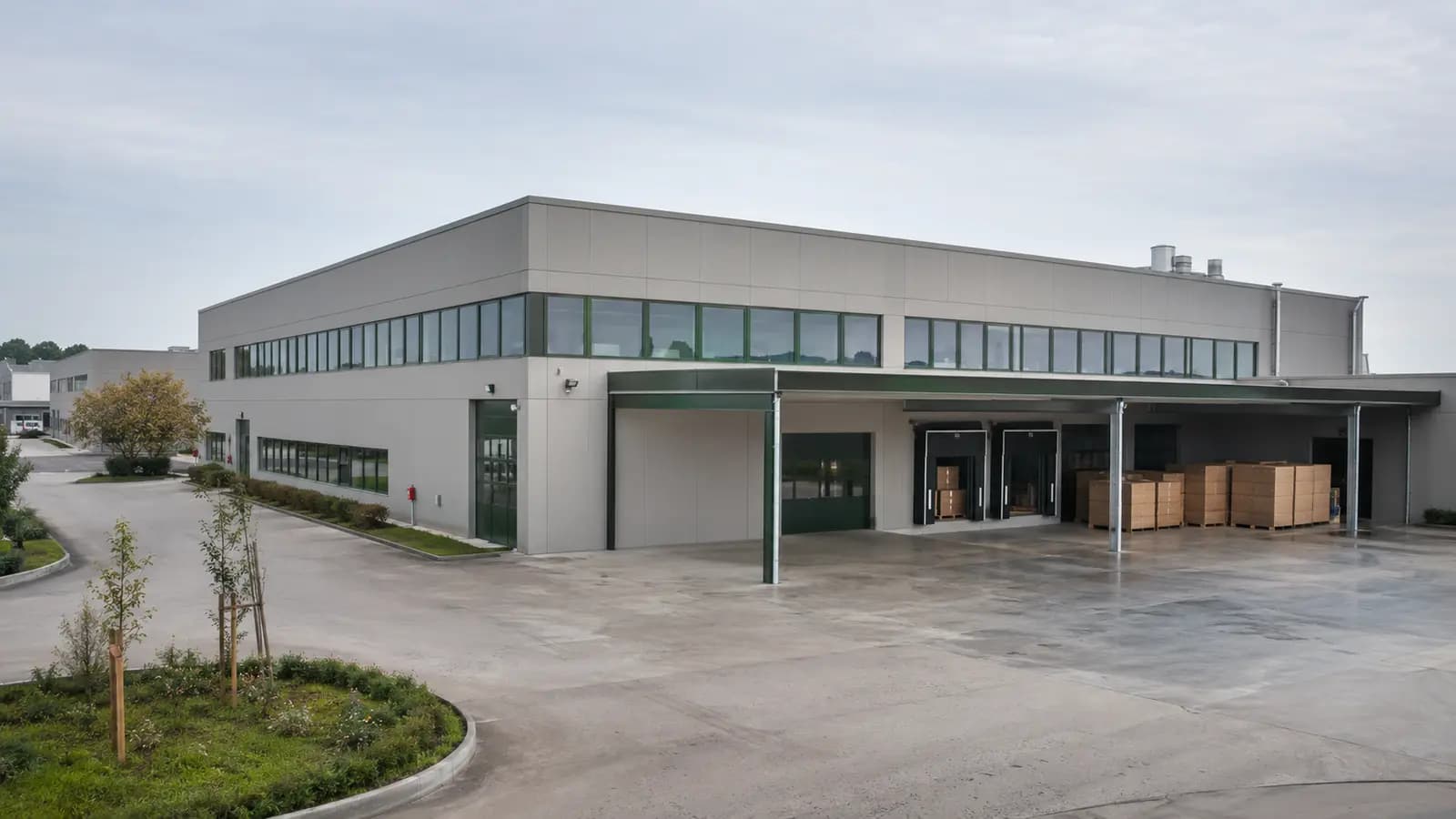 Exterior of the BoxCraft custom packaging box manufacturing facility